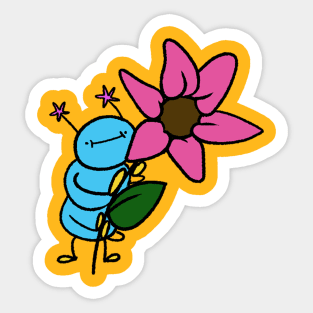 Buggy Flower Sticker